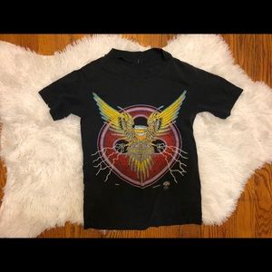 YOUTH kids vintage Harley Davidson t-shirt 70s